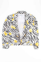 Zebra Print Vintage Blazer
