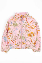 Silk Floral Vintage 90s Jacket