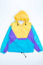 Bright Color Block Pullover