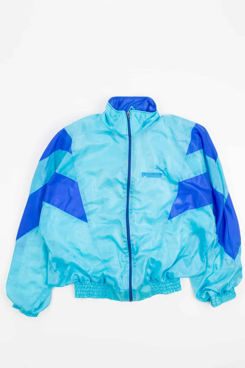 Silky Blue Puma Windbreaker