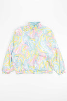 Pastel Psychedelic Swirl 90s Jacket