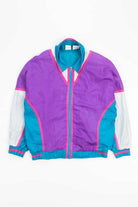Blue and Purple Chevron 90s Jacket 18141