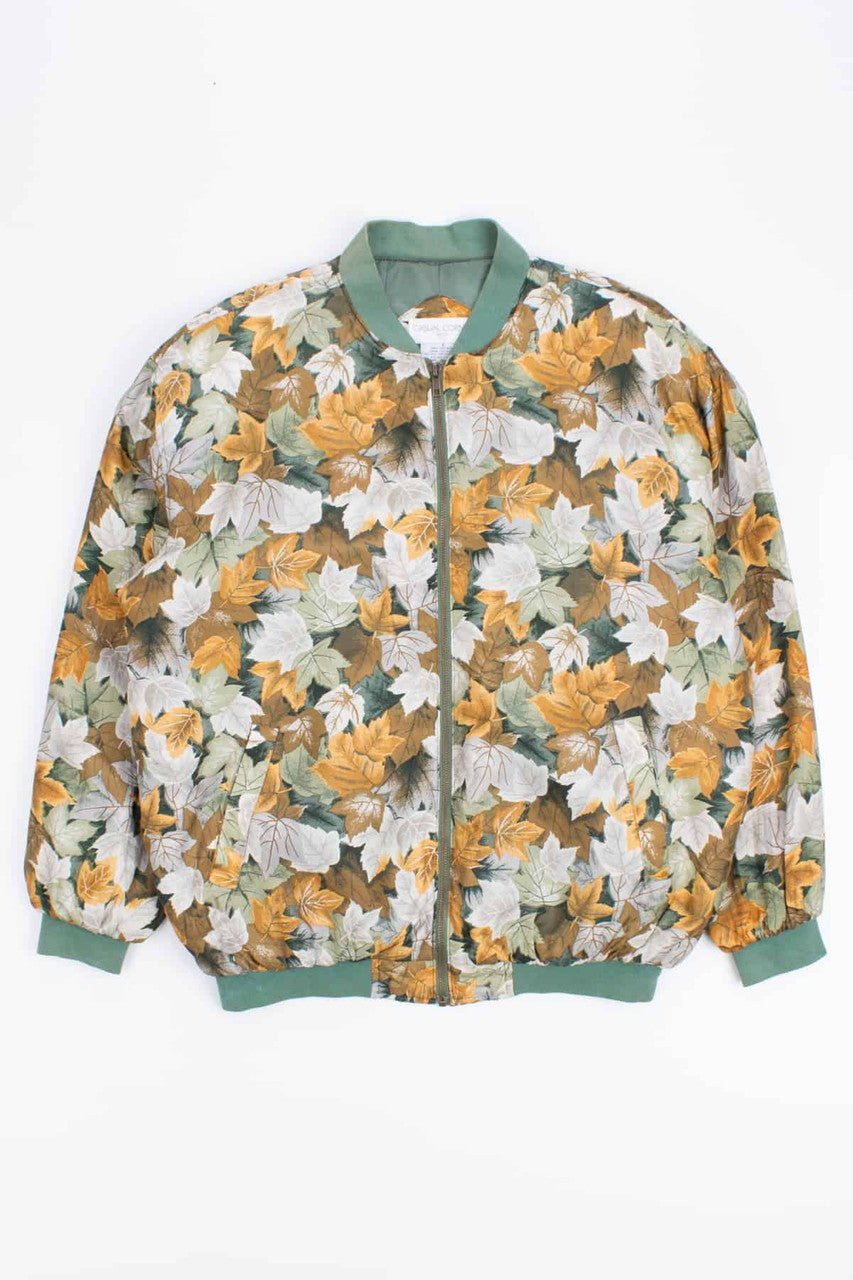 Vintage Silk Bomber Jacket