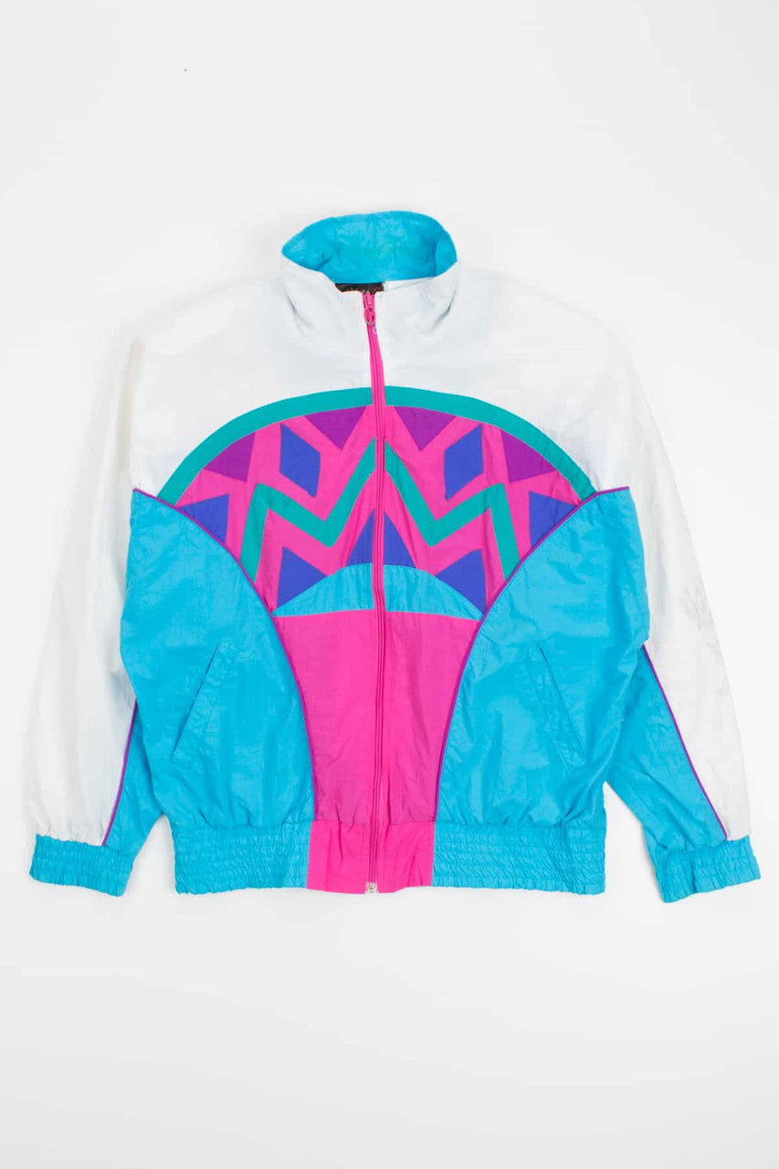 90s Pattern Vintage Windbreaker