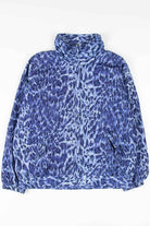 Blue Animal Print 90s Jacket 18457