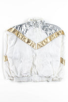 White Metallic 90s Jacket 18686