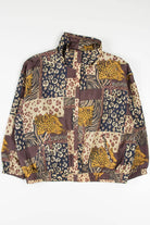 Silk Leopard Print 90s Jacket 18798