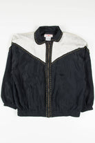 Silk 90s Black & Chain Print Jacket 19049