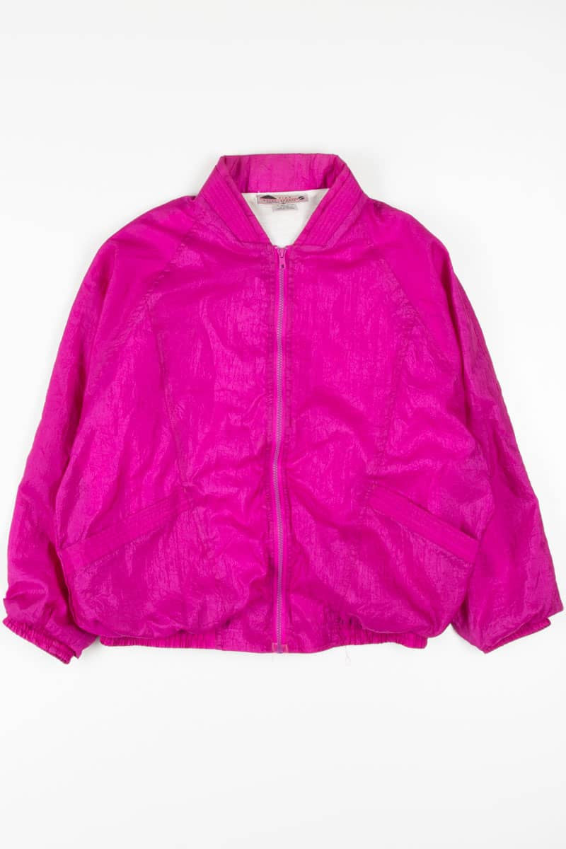 Fuchsia 90s Bomber Jacket 19160