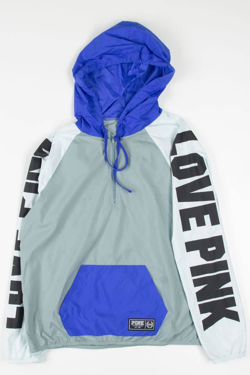 Pink Pullover 90s Jacket 19222