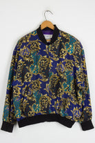 Blue & Gold Bomber Jacket