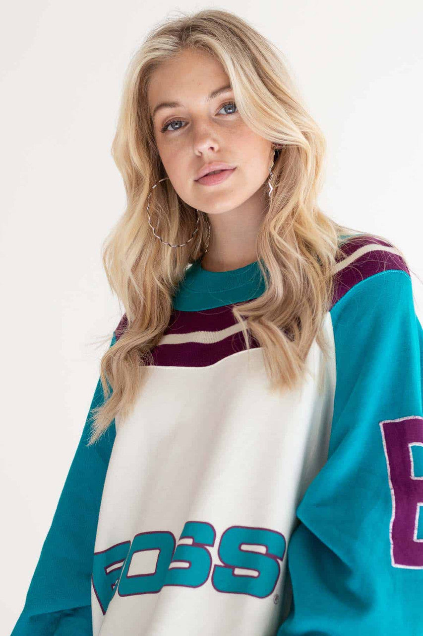 90s Boss Pocket Sweatshirt