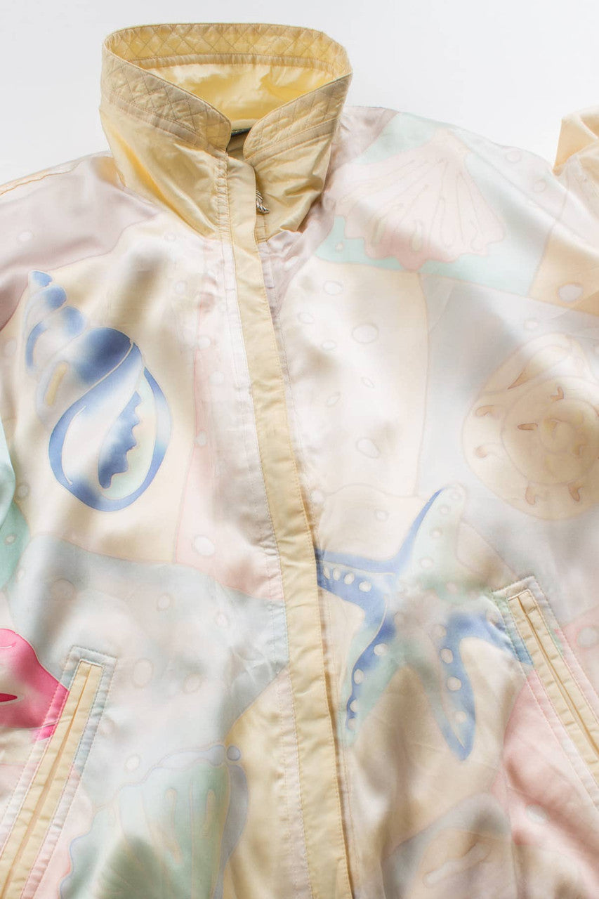 Silk Sea Shells 90s Jacket