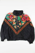 Black Floral 90s Jacket 19457