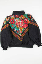Black Floral 90s Jacket 19457