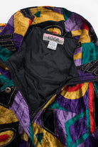 Abstract Velvet 90s Jacket 19494