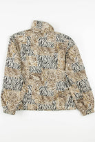 Animal Print Patchwork 90s Jacket 19584