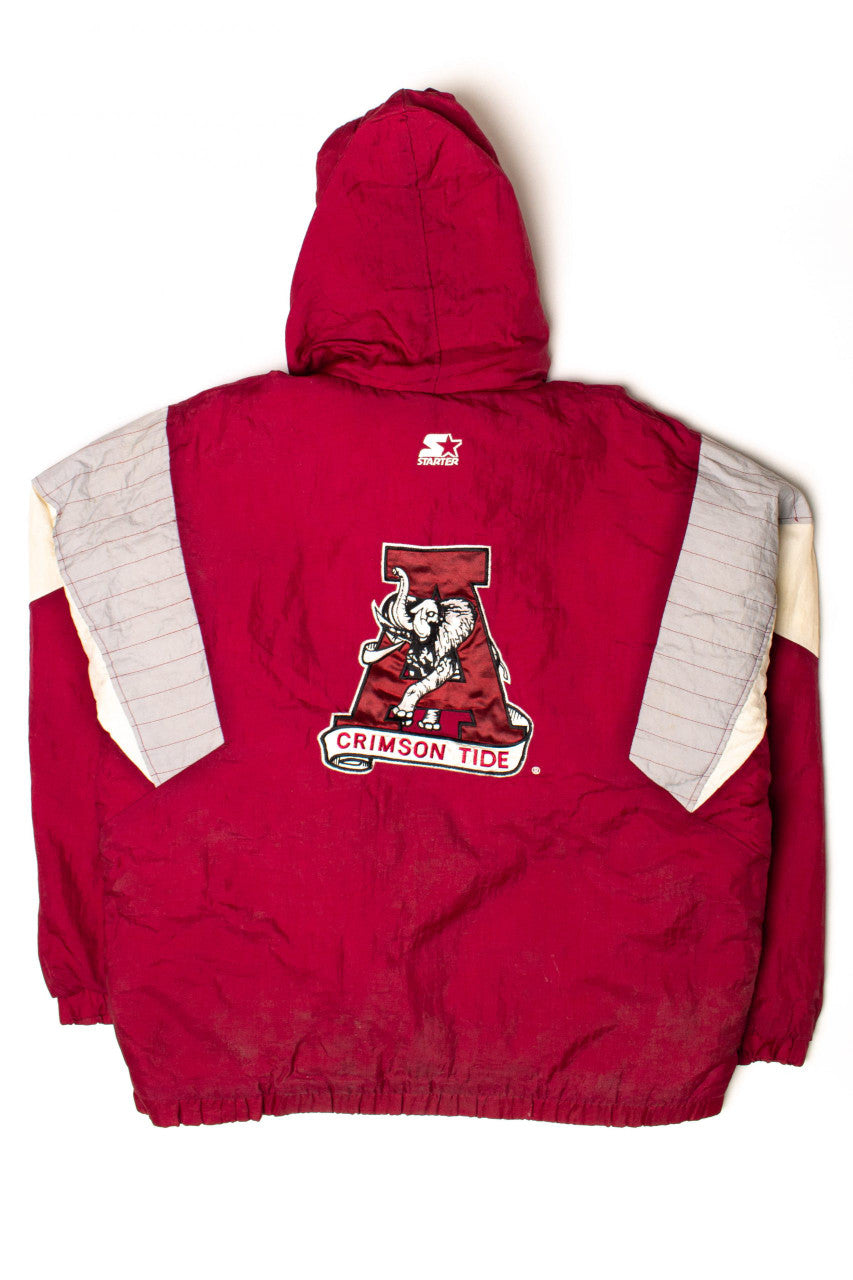 Vintage Alabama Crimson Tide Pullover Starter Jacket (1990s)
