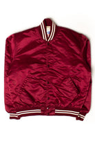 Vintage Burgundy Satin Starter Jacket (1980s)