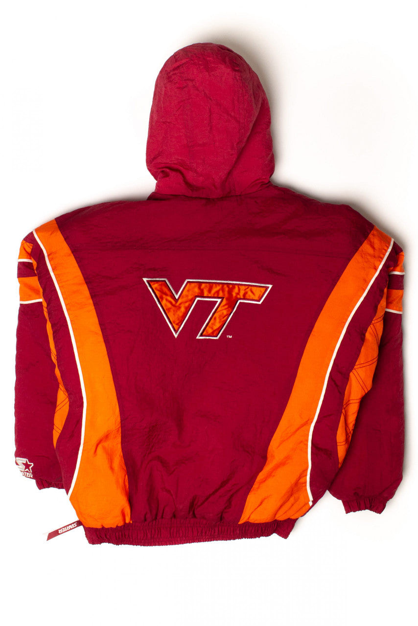 Vintage Virginia Tech Pullover Starter Jacket (1990s)