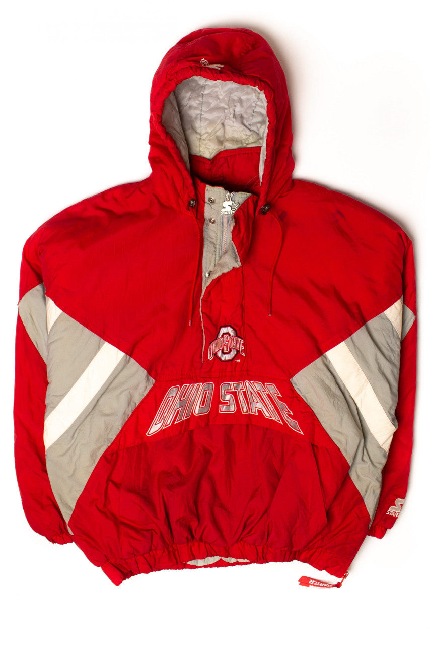 Vintage Ohio State Pullover Starter Jacket (1990s)