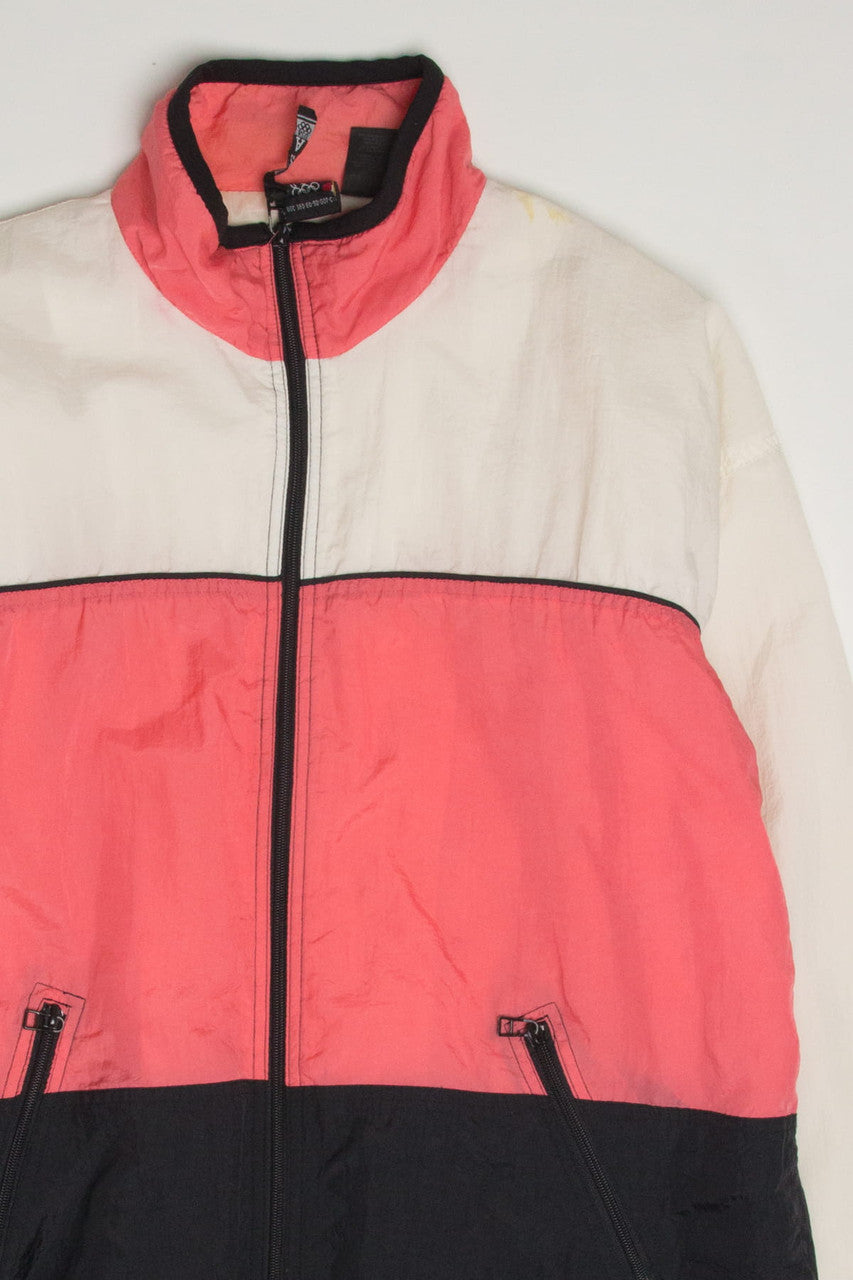 JCPenney Color Blocked 90s Jacket 19696