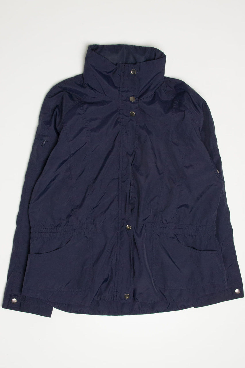 Navy Coldwater Creek Windbreaker 19699