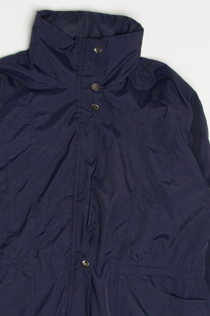 Navy Coldwater Creek Windbreaker 19699