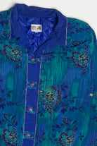 City Girl Floral Button Front Jacket 19711