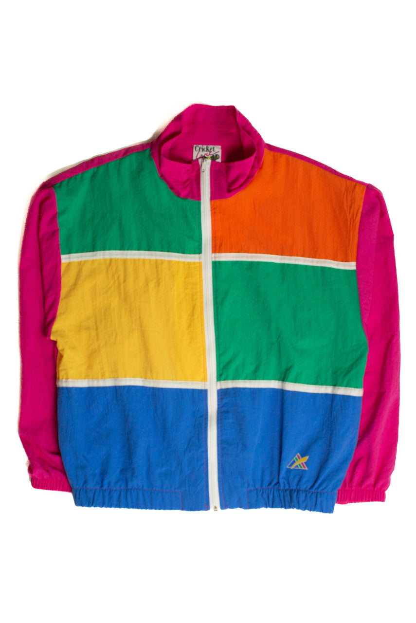 Vintage Color Panel Windbreaker (1990s)