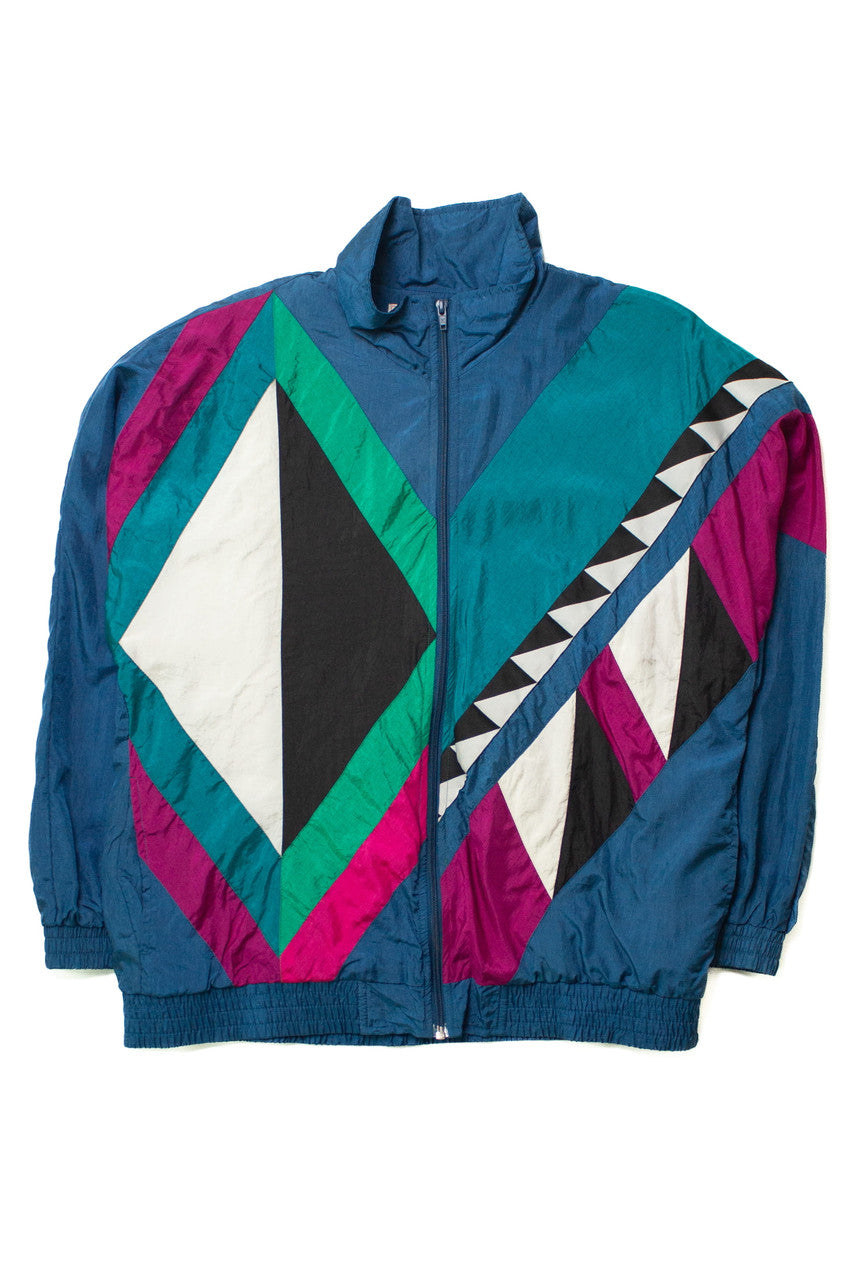 Vintage Zig-Zag Milano Sport Windbreaker (sz. Medium)