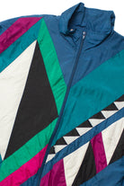 Vintage Zig-Zag Milano Sport Windbreaker (sz. Medium)