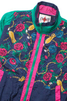 Vintage Floral Chains Windbreaker (sz. Medium)