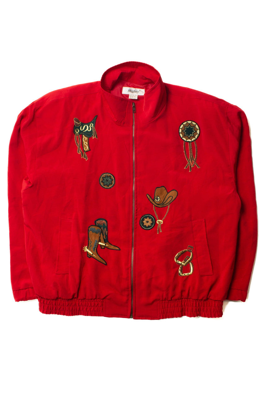 Vintage Cowboy Patch 90s Jacket (1990s)