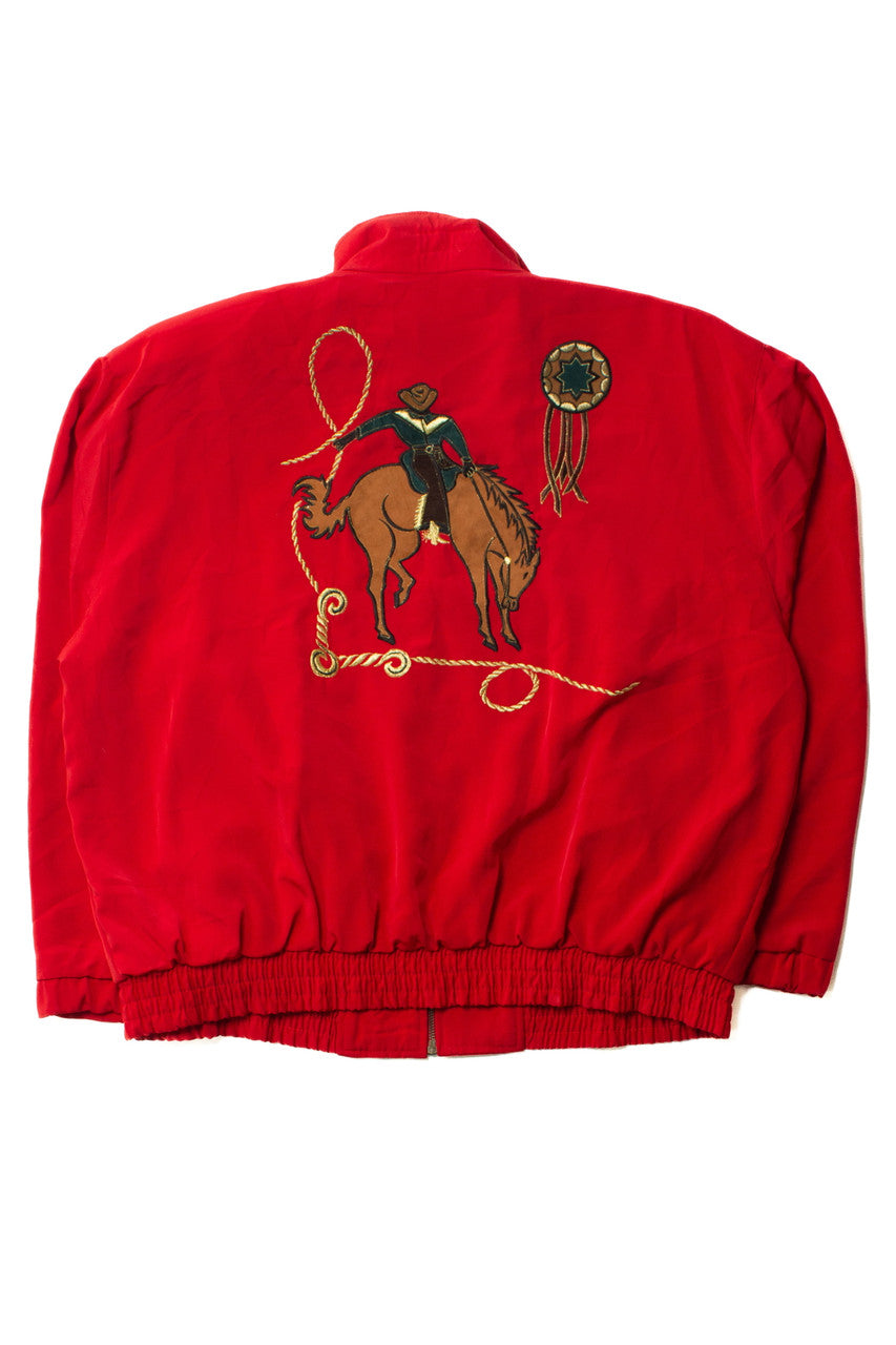 Vintage Cowboy Patch 90s Jacket (1990s)