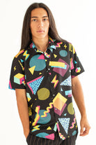 Midnight Shapes Button Up Shirt