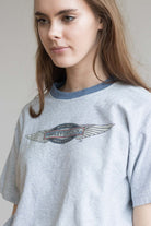 90s Striped Harley Davidson Tee
