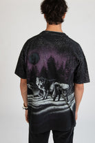 Vintage "Great Smoky Mountains" Wolf Moon All Over Print T-Shirt