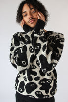 Amoeba Brushed Knit Sweater