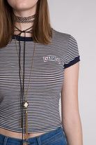 Army Patch Crop Tee
