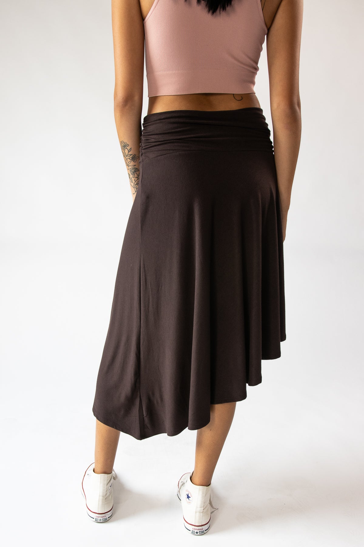 Asymmetrical Midi Skirt