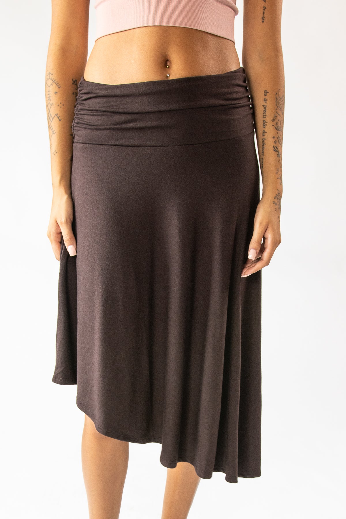 Asymmetrical Midi Skirt