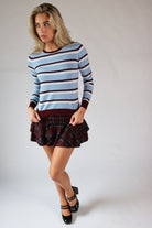 Baby Blue Stripe Sweater