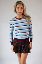 Baby Blue Stripe Sweater