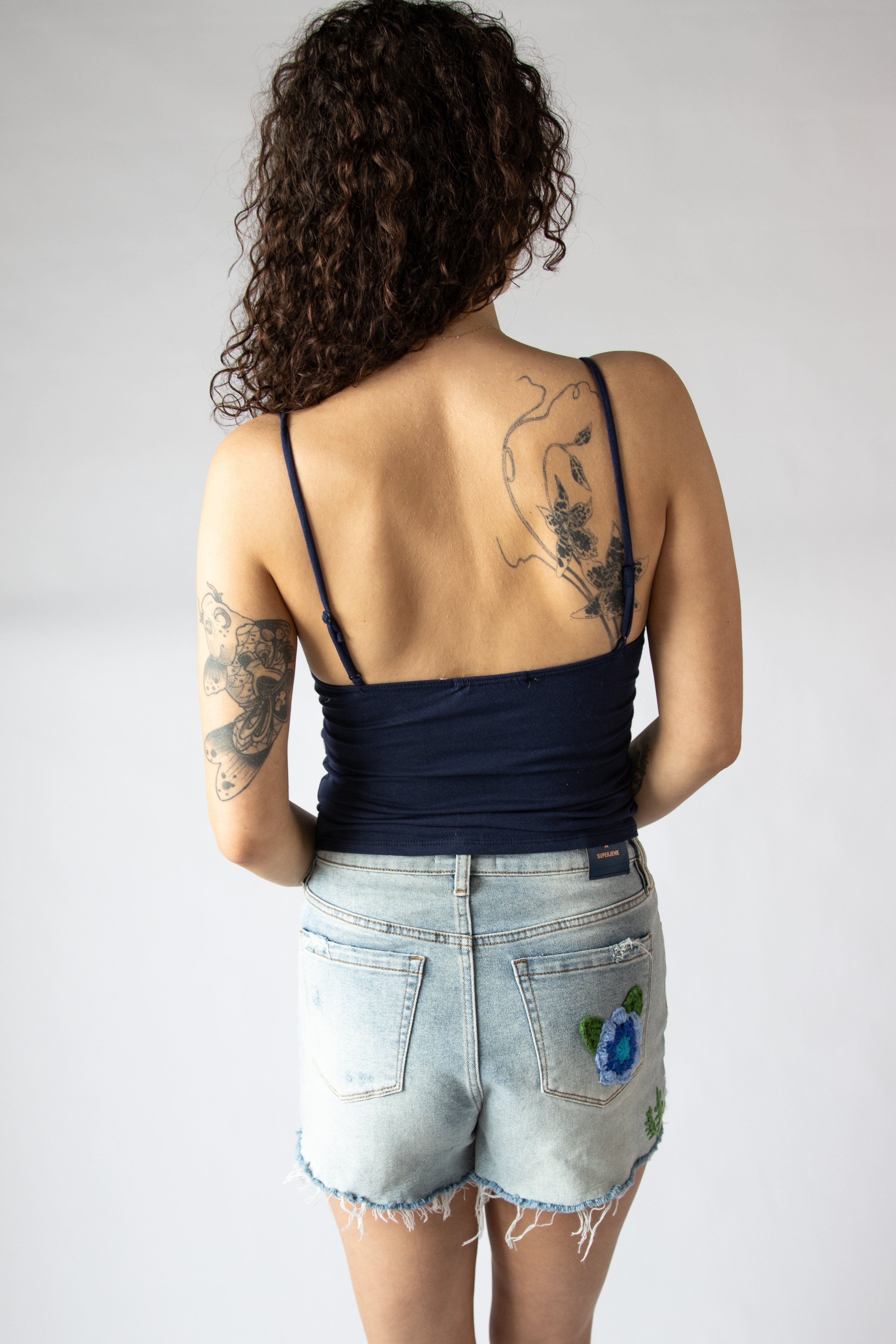 Lace Trim Babydoll Cami