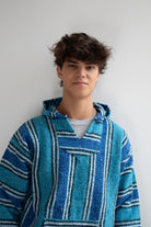 Lightweight Turquoise Baja Hoodie