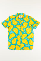 Banana Print Button Up Shirt