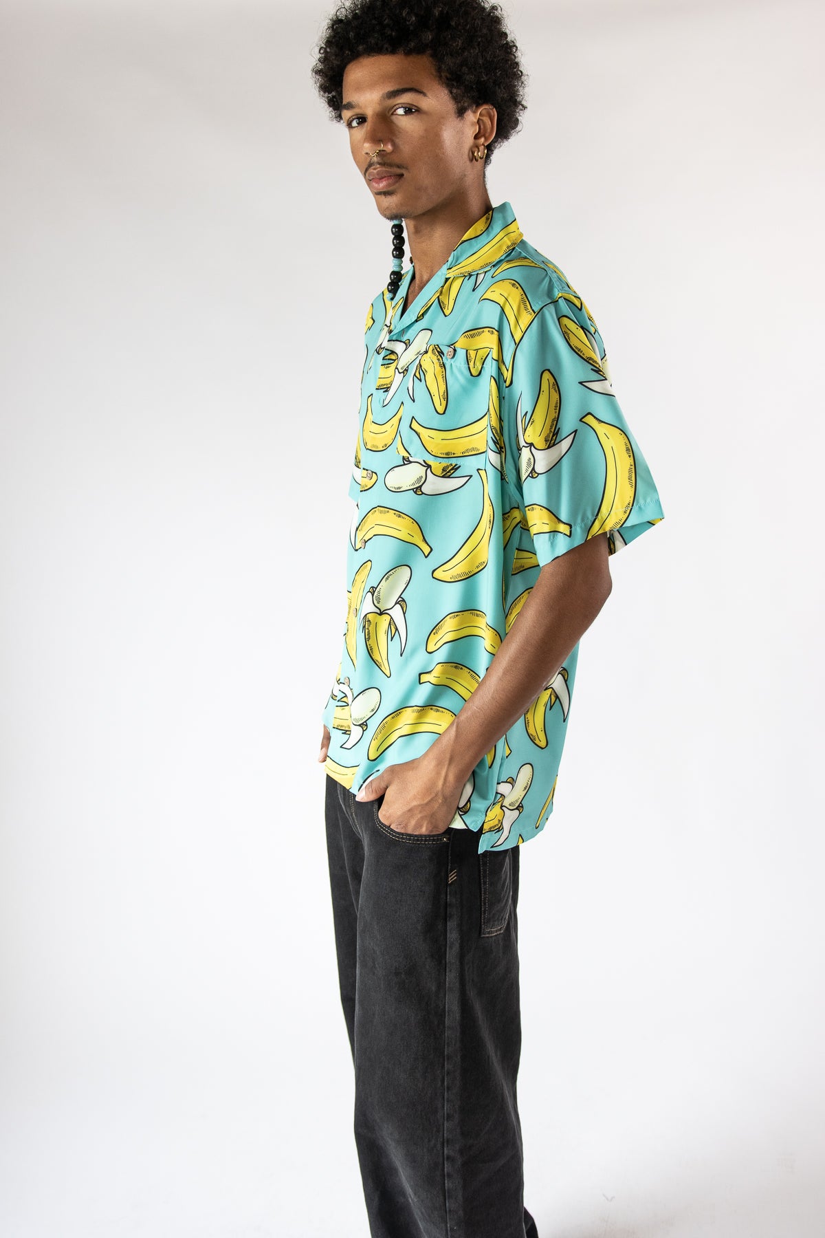 Bananas Hawaiian Button Up Shirt