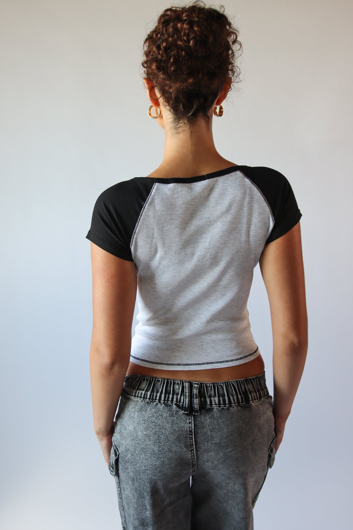 Cap Sleeve Baseball Tee