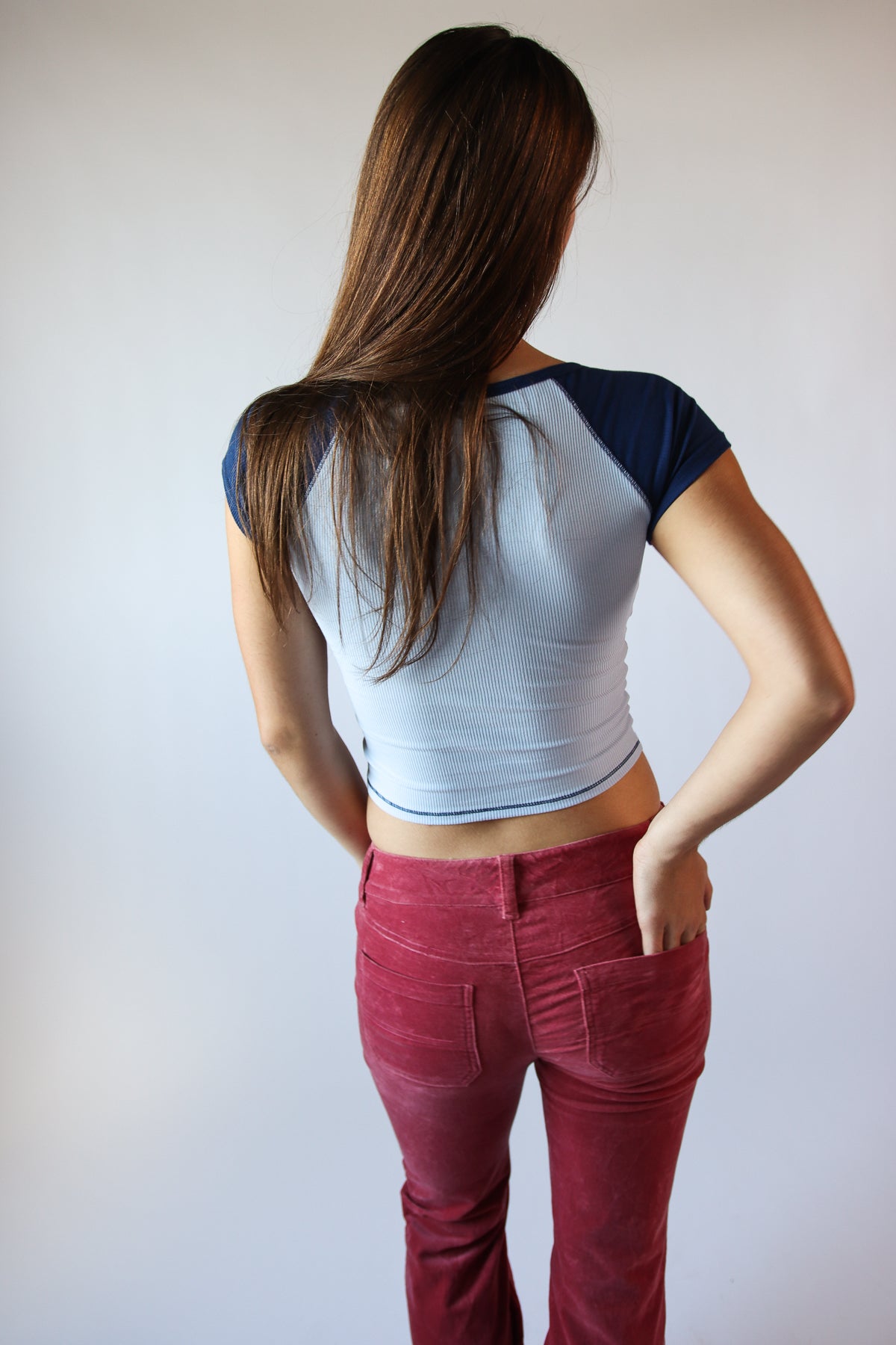 Cap Sleeve Baseball Tee